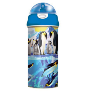 Obrázek z Láhev na pití 3D - tučňáci, 500ml (6) 